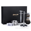 Metal Shaving Bowl Badger Hair Travel Shaving Kits